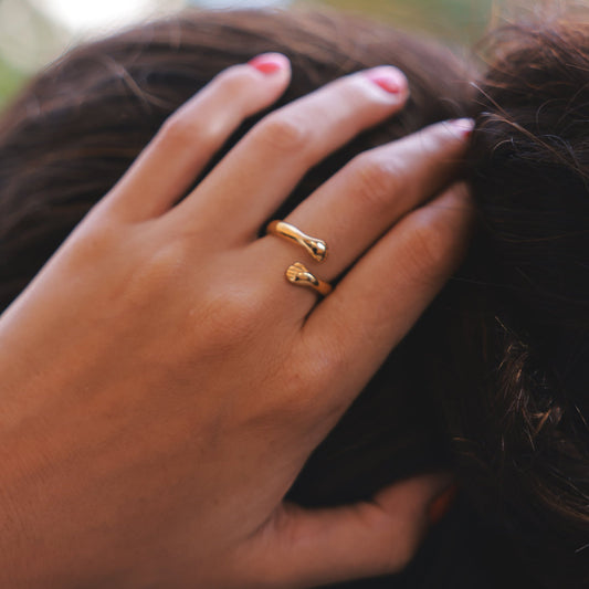 Golden Hug Ring