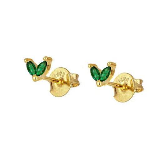 Green Bunny Ear Stud (Single)